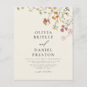 ボホワイルドフラワーベージュ庭園の結婚式 チラシ (正面)