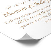 ボホワイルドフラワーママの腹の看板の大きさ ポスター (角)