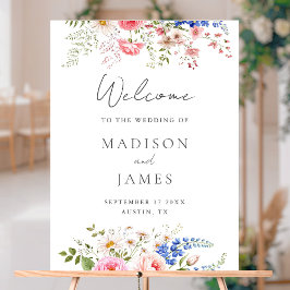 ボホワイルドフラワーミニマリストフローラ結婚ウェルカム アクリルサイン