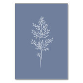 ボホワイルドフラワーモダンウォーター結婚カラー テーブルナンバー (裏面)