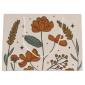 ボホワイルドフラワーラージ抱き枕 ラージペーパーバッグ (正面)