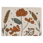 ボホワイルドフラワーラージ抱き枕 ラージペーパーバッグ (裏面)