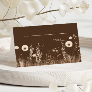 ボホワイルドフラワーワイルドフラワーズ結婚フローラ プレイスカード