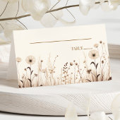 ボホワイルドフラワーワイルドフラワーズ結婚フローラ プレイスカード