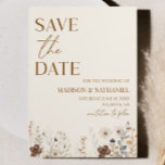 ボホワイルドフラワーワイルドフラワーフローラ庭園の結婚式 セーブザデート<br><div class="desc">これはボーホワイルドフラワー野生の花のフローラ庭園の結婚式日付札を保存する！</div>