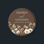 ボホワイルドフラワーワイルドフラワーフローラ庭園の結婚式 マグネット<br><div class="desc">ボホワイルドフラワーワイルドフラワーフローラ庭園の結婚式磁石!</div>