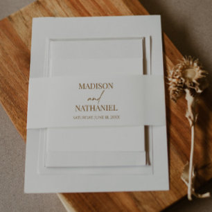 ボホワイルドフラワーワイルドフラワーフローラ庭園の結婚式 招待状ベリーバンド