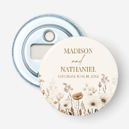 ボホワイルドフラワーワイルドフラワーフローラ庭園の結婚式 栓抜き