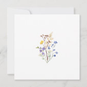 ボホワイルドフラワー庭園の結婚式 サンキューカード (裏面)