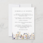 ボホワイルドフラワー春のスケジュールイベント 招待状 (正面)