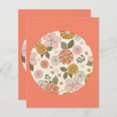 ボホワイルドフラワー紙 (正面/裏面)