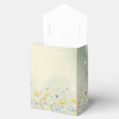 ボホワイルドフラワー素朴グリーン結婚ズ フェイバーボックス (オープン)