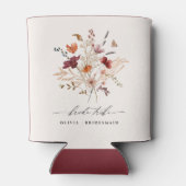 ボホワイルドフラワー結婚ズバチェロレッテの花嫁部族 缶クーラー (裏面)