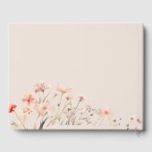 ボホワイルドフラワー結婚ズ ゲストブック (裏面)