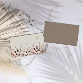 ボホワイルドフラワー結婚ズ プレイスカード