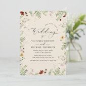 ボホワイルドフラワー結婚ズ 招待状 (スタンド正面)