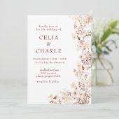 ボホワイルドフラワー結婚ズ 招待状 (スタンド正面)