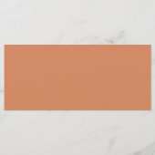 ボホワイルドフラワー結婚テラコッタ メニュー (裏面)