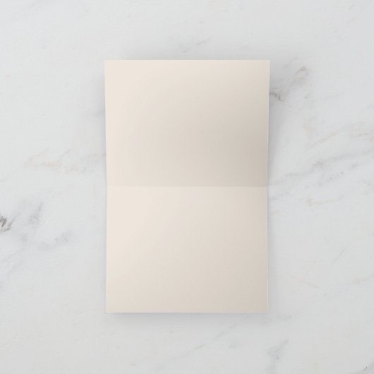 ボホワイルドフラワー結婚フローラ サンキューカード (内部)