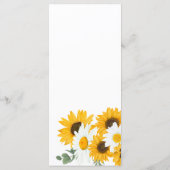 ボホワイルドフラワー葉ズス結婚の花 メニュー (裏面)