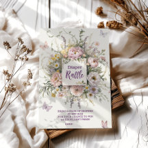 ボホワイルドフラワー蝶おむつラッフル