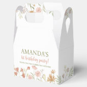 ボホワイルドフラワー誕生日お願いボックス フェイバーボックス (オープン)