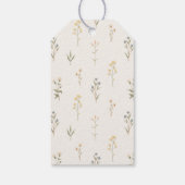 ボホワイルドフラワー赤ちゃんシャワー ギフトタグ (裏面)