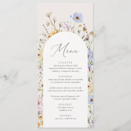 ボホワイルドフラワー赤ちゃんシャワー メニュー