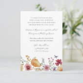 ボホワイルドフラワー長距離ギフトリクエスト エンクロージャーカード (スタンド正面)