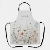 ボホワイルドフラワー エプロン (正面)