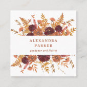 ボホワイルドフラワー スクエア名刺 (正面)