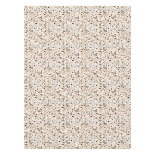 ボホワイルドフラワー テーブルクロス (正面)