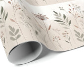 ボホワイルドフラワー | デザートガーデンフローラルパターン ラッピングペーパー (ロールコーナー)