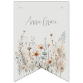 ボホワイルドフラワー バンティングフラッグ (第1の旗)