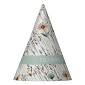 ボホワイルドフラワー パーティーハット (左)