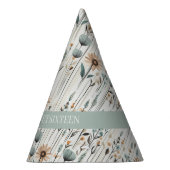 ボホワイルドフラワー パーティーハット (右)