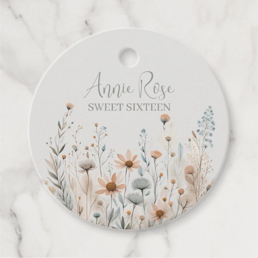 ボホワイルドフラワー フェイバータグ (正面)