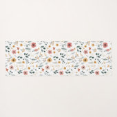 ボホワイルドフラワー ヨガマット (裏面(横))