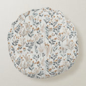 ボホワイルドフラワー ラウンドクッション (裏面)