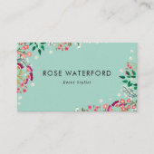 ボホワイルドフラワー 名刺 (正面)