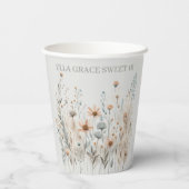 ボホワイルドフラワー 紙コップ (裏面)