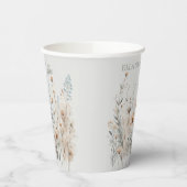 ボホワイルドフラワー 紙コップ (左)