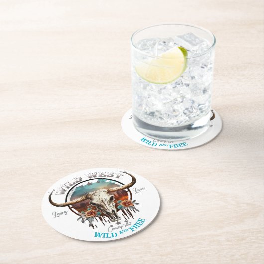 ボホワイルドフリー ラウンドペーパーコースター (インサイチュ)