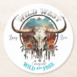 ボホワイルドフリー ラウンドペーパーコースター