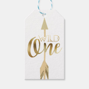 ボホワイルドワン  最初の誕生日パーティー ギフトタグ