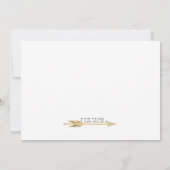 ボホワイルドワン |最初の誕生日パーティー 招待状 (裏面)