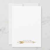 ボホワイルドワン |最初の誕生日パーティー 招待状 (裏面)