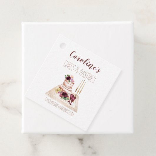 ボホワインベーキングベーカリーブティックカップケーキペストリー フェイバータグ (インサイチュ)