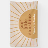 ボホワリトルサンシャイン1st誕生日 横断幕 (縦)