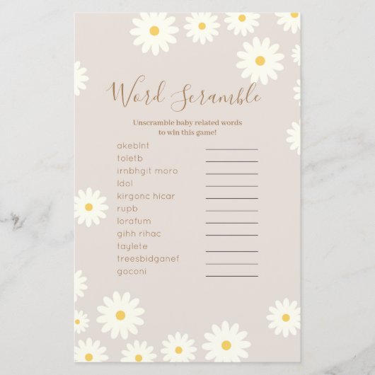 ボホワードスクランブルゲームデイジーフローラ (正面)